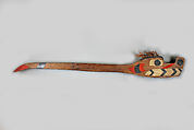 Dance Wand, Wood, plant fiber, pigment, Nuu-chah-nulth (Nootka)