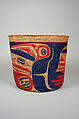 Basket, April Churchill (First Nation, Haida Gwaii, born 1951), Plant fiber, pigment, Haida