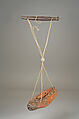 Effigy Puppet, Wood, shell, commercial cord, pigment, Yup'ik