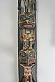 Totem Pole Model, Wood, pigment, Heiltsuk