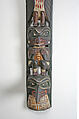 Totem Pole Model, Wood, pigment, Heiltsuk