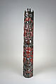 Totem Pole Model, Wood, pigment, Haida
