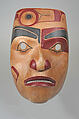 Portrait mask, Robert Davidson (Native American, Haida, Alaska, born 1946), Wood, pigment, Haida