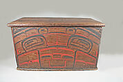 Storage Chest, Wood, pigment, Heiltsuk