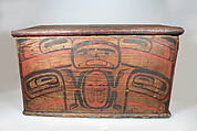Storage Chest, Wood, pigment, Heiltsuk