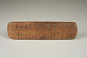Prescription Stick, Wood, pigment, Prairie Potawatomi