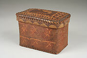 Lidded Box, Tomah Joseph (Native American, Pasamaquoddy, 1837–1914), Birchbark
