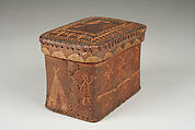 Lidded Box, Tomah Joseph (Native American, Pasamaquoddy, 1837–1914), Birchbark
