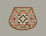Chair Seat, Birchbark, wood, quill, Micmac