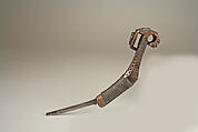 Crooked Knife, Wood, metal, pigment, Canada or New England