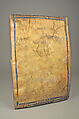 Parfleche, Rawhide, pigment, Native-tanned skin ties, Cheyenne