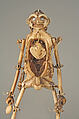 Transformation Puppet, Bone, sinew, shell inlay, plant fiber, Tlingit