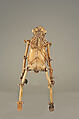 Transformation Puppet, Bone, sinew, shell inlay, plant fiber, Tlingit