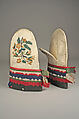 Pair of Mittens, Native-tanned skin, silk, Cree or Cree-Métis