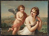 The Temptation of Eros, Angelica Kauffmann  Swiss, Oil on canvas
