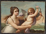 The Victory of Eros, Angelica Kauffmann  Swiss, Oil on canvas