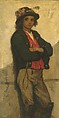 Italian Boy, William Morris Hunt (American, Brattleboro, Vermont 1824–1879 Appledore, New Hampshire), Oil on canvas, American