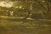 Harvest Scene, Winslow Homer (American, Boston, Massachusetts 1836–1910 Prouts Neck, Maine), Oil on canvas, American