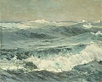 The Roaring Forties, Frederick J. Waugh  American, Oil on canvas, American