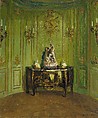 The Green Salon, Walter Gay (American, 1856–1937), Oil on canvas, American