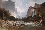 View of Yosemite Valley, Thomas Hill American, born England, Oil on canvas, American
