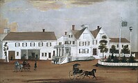 Hudson House, Oil on canvas, American