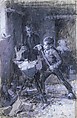 Study for the Young Sabot Maker, Henry Ossawa Tanner (American, Pittsburgh, Pennsylvania 1859–1937 Paris), Watercolor and gouache on white wove paper, American