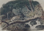 The Entrance to a Wood, Robert Walter Weir (American, New Rochelle, New York 1803–1889 New York), Watercolor and graphite on buff wove paper, American