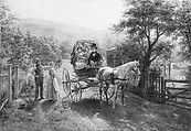 A Carriage Ride, Edward Lamson Henry (American, Charleston, South Carolina 1841–1919 Ellenville, New York), Oil on canvas, American