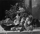 Still Life with Fruit, John F. Francis  American, Oil on canvas, American