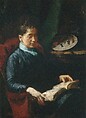 Woman Reading, Susan Macdowell Eakins, Oil on canvas, American