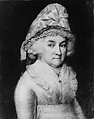 Abigail Smith Adams, James Sharples (ca. 1751–1811), Pastel on gray (now oxidized) laid paper, American