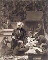 The Gross Clinic, Thomas Eakins (American, Philadelphia, Pennsylvania 1844–1916 Philadelphia, Pennsylvania), India ink and watercolor on cardboard, American