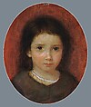 Daughter of William Page (Possibly Anne Page), William Page  American, Oil on canvas, American