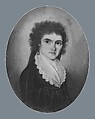 Mrs. Ethan Stone (Abigail Maria Storrs), William Verstille  American, Watercolor on ivory, American