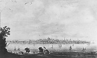 Albany, New York, Pavel Petrovich Svinin (1787/88–1839), Watercolor on off-white wove paper, American