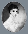 Mrs. William Wortley Worsley (Rebecca Smith), Thomas Sully American, Watercolor on ivory, American