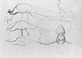 Peacocks, John Singer Sargent (American, Florence 1856–1925 London), Graphite on manilla wove paper, American