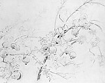 Pomegranates, John Singer Sargent (American, Florence 1856–1925 London), Graphite, pen, and ink on light buff wove paper, American