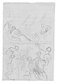 Adoration of the Shepherds, John Singer Sargent (American, Florence 1856–1925 London), Graphite on off-white wove paper, American