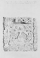 Predella of an Altar, Cathedral, Tarragon, John Singer Sargent (American, Florence 1856–1925 London), Graphite and brown pigment (bister color) on white wove paper, American