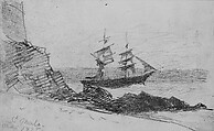 St. Malo (from Scrapbook), John Singer Sargent (American, Florence 1856–1925 London), Graphite on off-white wove paper, American