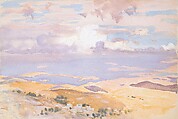 From Jerusalem, John Singer Sargent (American, Florence 1856–1925 London), Watercolor, gouache, and graphite on off-white wove paper, American