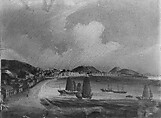 View of Macau, Oil on canvas, American