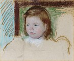 Ellen Mary Cassatt, Mary Cassatt (American, Pittsburgh, Pennsylvania 1844–1926 Le Mesnil-Théribus, Oise), Pastel on laid paper, originally mounted on a strainer, American