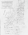 Chart and Plan of the Harbour of New York, Possibly Peter Van Steenbergh, Pen and iron-gall ink on off-white laid paper, American