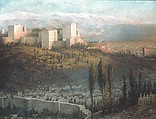 The Alhambra, Granada, Spain, John Ferguson Weir (American, West Point, New York 1841–1926 Providence, Rhode Island), Oil on canvas, American
