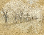 Spring Landscape, Robert Frederick Blum (American, Cincinnati, Ohio 1857–1903 New York), Pastel on sandpaper, American