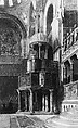 Pulpit in Saint Mark's, Venice, George Henry Yewell American, Oil on canvas, American