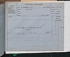 Tiffany Studios Lamp Department Ledger Book, Tiffany Studios (1902–32), pencil and ink on paper, American